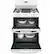 Alt View 16. GE - 6.8 Cu. Ft. Self-Cleaning Freestanding Double Oven Gas Convection Range.
