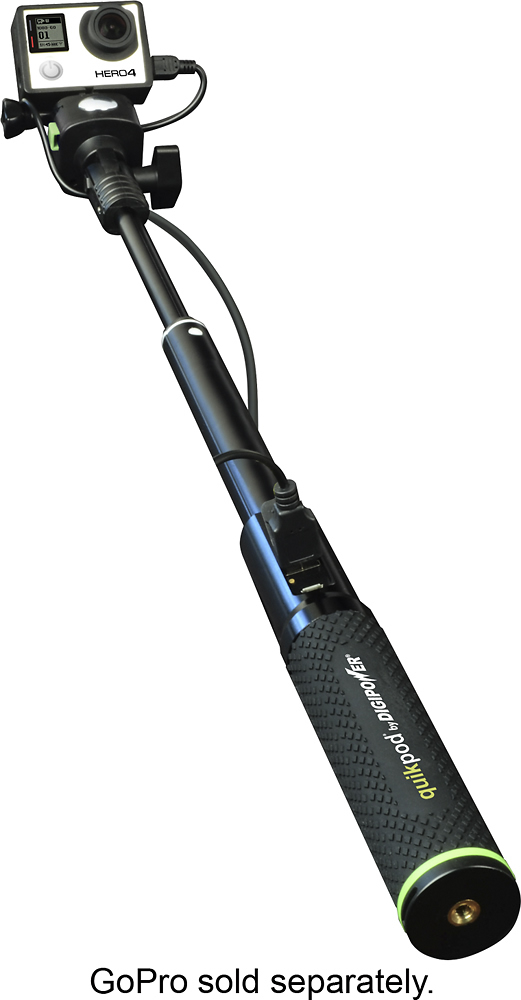 ejer tilpasningsevne Eastern Best Buy: Digipower Re-Fuel QuickPod Selfie Stick and Portable Charger  Black RF-QPPWR