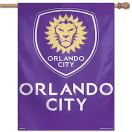 WinCraft - Orlando City SC 28" x 40" Single-Sided Vertical Banner - Multicolor
