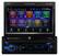 Front. Dual - 7" - CD/DVD - Built-In Bluetooth - In-Dash Deck with Detachable Faceplate - Black.