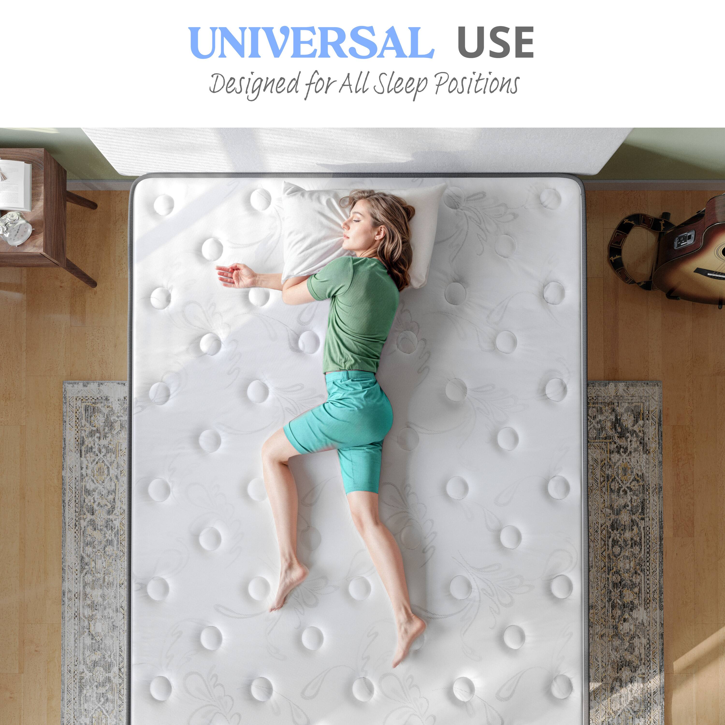 UNIVERSAL USE  
Designed for All Sleep Positions