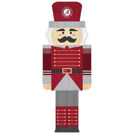 Fan Creations - Alabama Crimson Tide 31'' Nutcracker Leaner - Multicolor