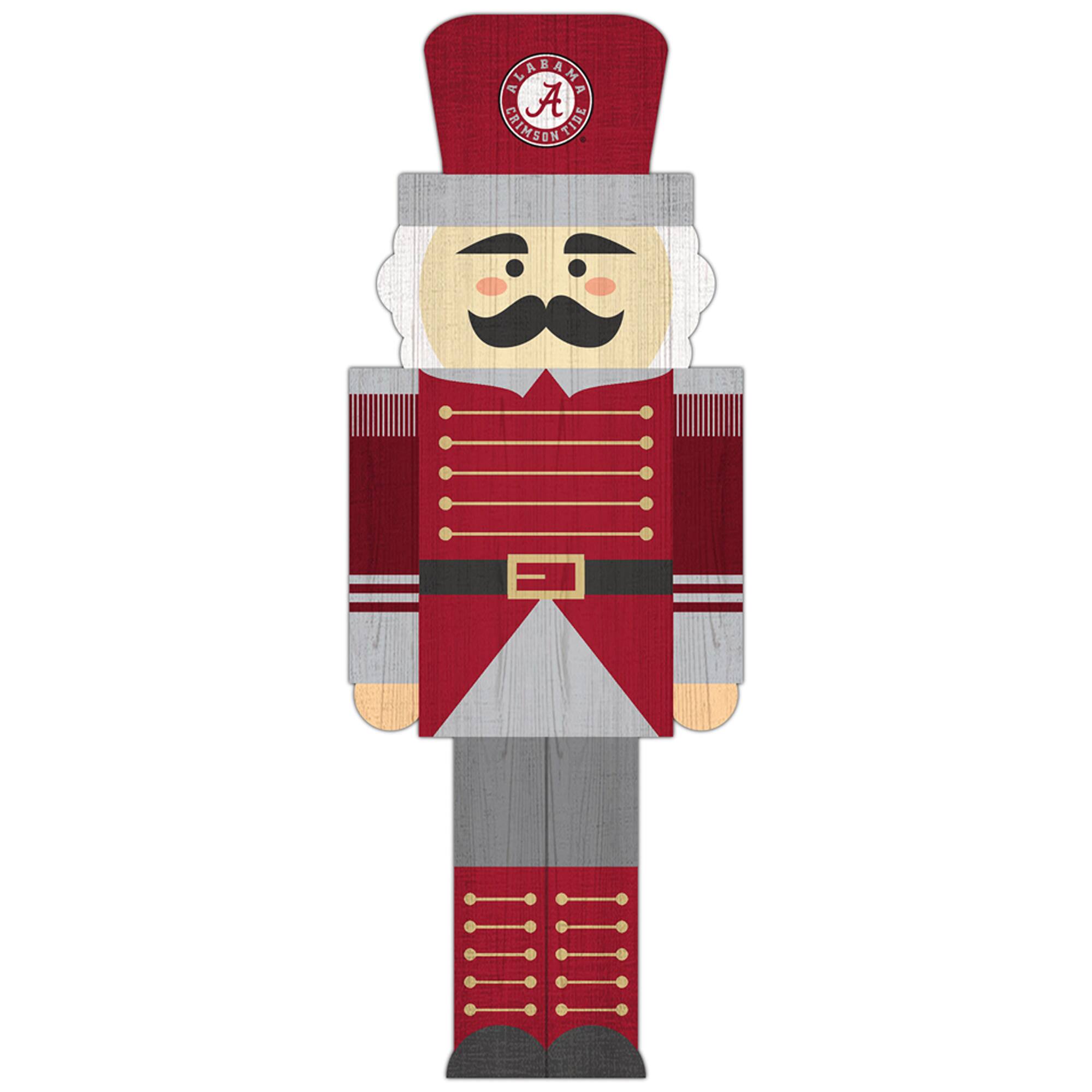 Alabama Crimson Tide 31'' Nutcracker Leaner