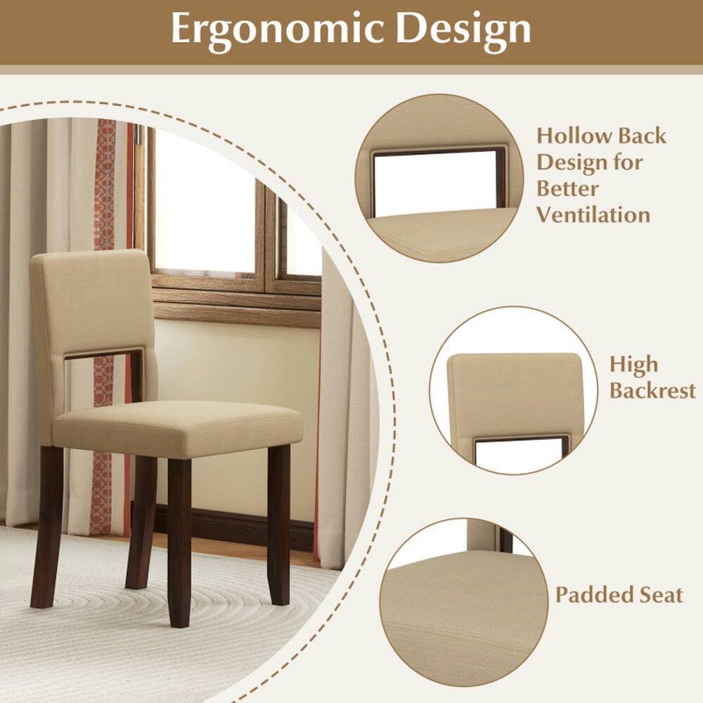 Ergonomic Design

- Hollow Back Design for Better Ventilation
- High Backrest
- Padded Seat