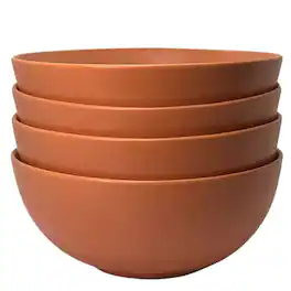 Zulay Kitchen - Contour Bowl - Set of 4 - Terracotta