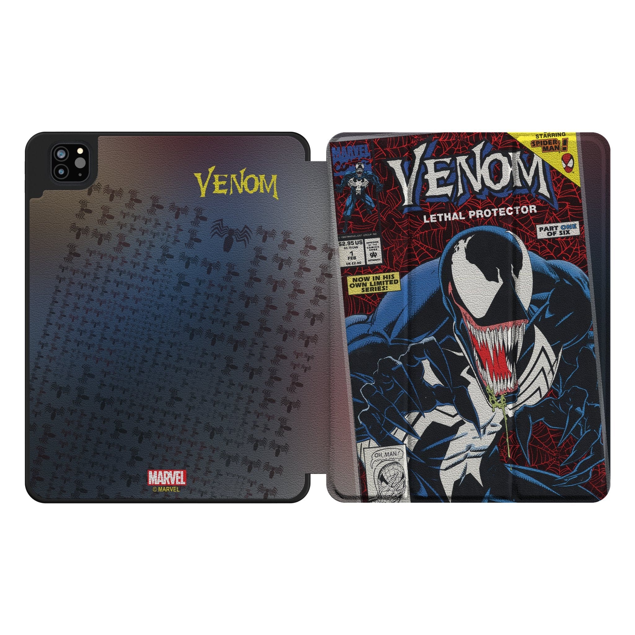 Keyscaper - Marvel Classic Cover Tablet Case - Apple iPad Mini (6th Gen) - Venom