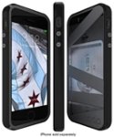 Front Zoom. Loop - Straitjacket Hard Shell Case for Apple® iPhone® 5 and 5s - Black/Gray.