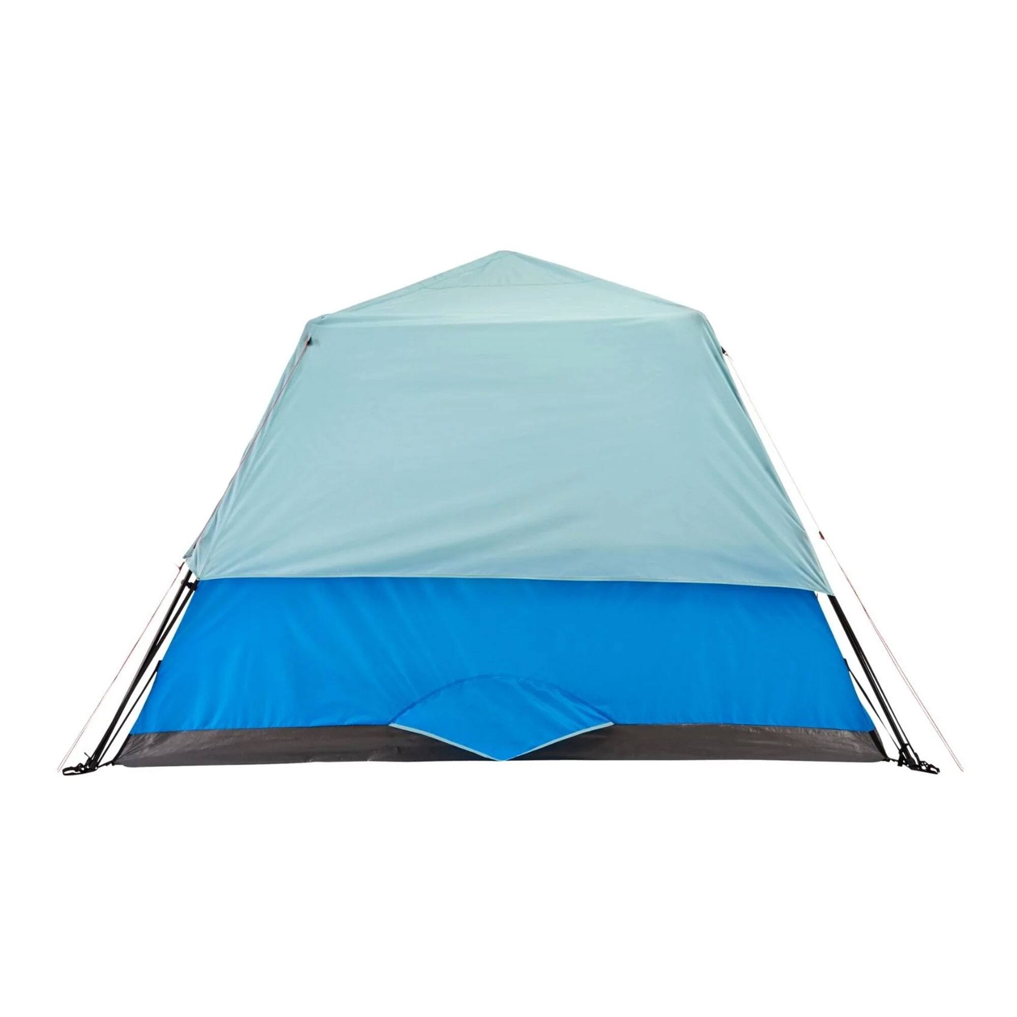 Alt View 2. Outbound - Outbound QuickCamp 6 Person 3 Season Cabin Tent with Rainfly and Carry Bag, Blue - Multi.