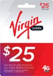 Front Zoom. Virgin Mobile - $25 Top-Up Card.