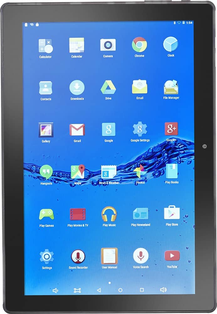 Alt View 1. DigiLand - 10.1" - Tablet - 16GB - Black.
