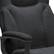 Alt View 12. Serta - Connor Upholstered Executive High-Back Office Chair with Lumbar Support - Microfiber - Black.
