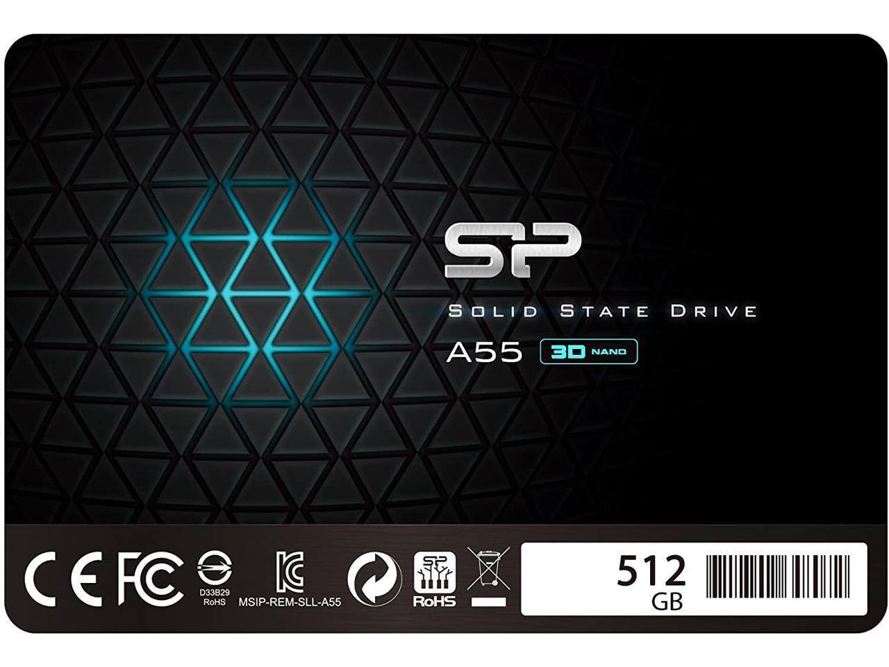 512GB A55 2.5インチ SSD Silicon Power Ace A55 2.5