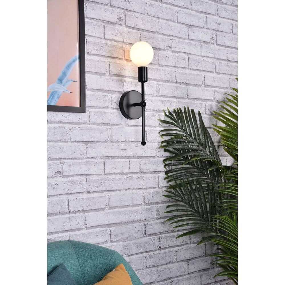 Living District - Keely 1 light wall sconce - Black price history on PriceWatchPro