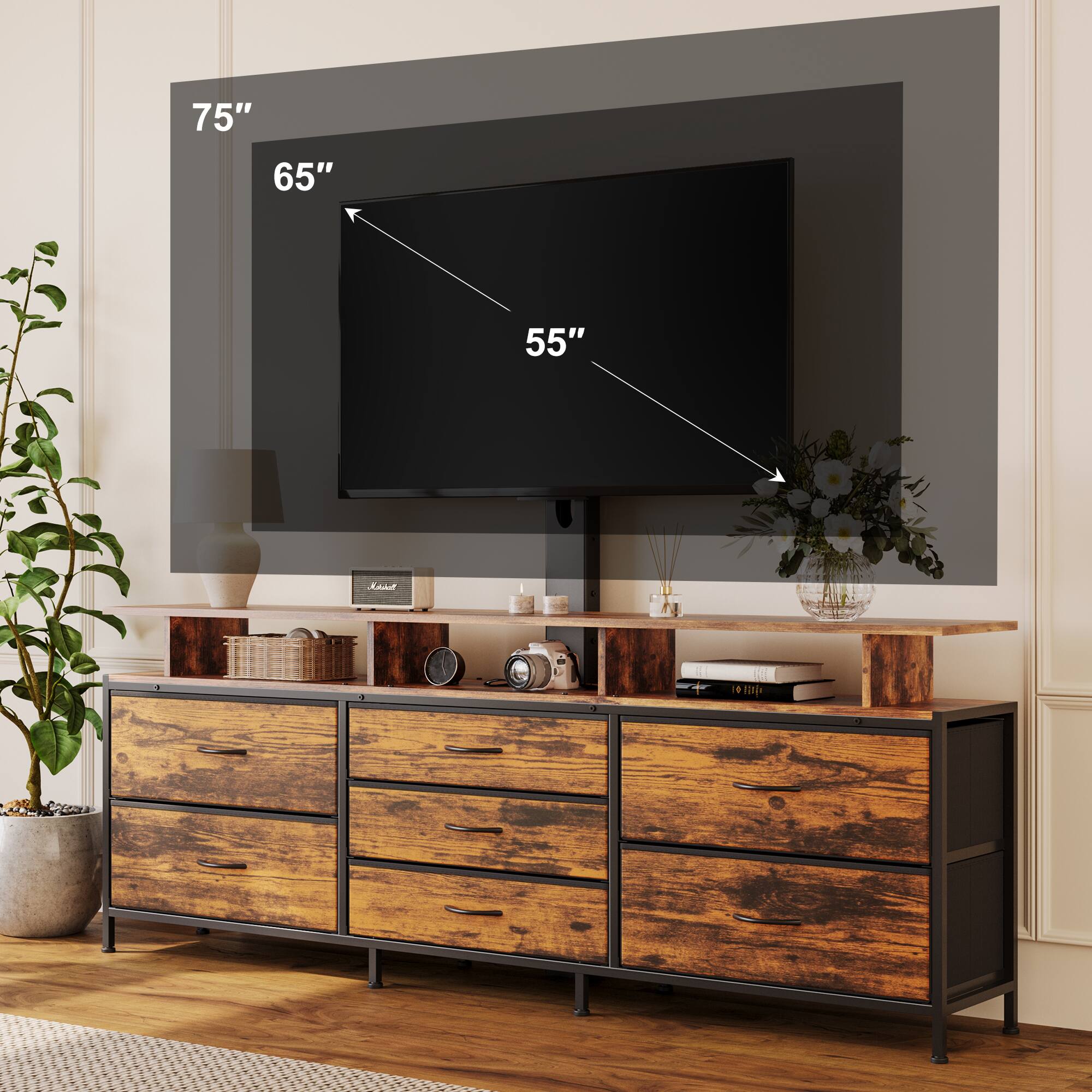 75" 65" 55"