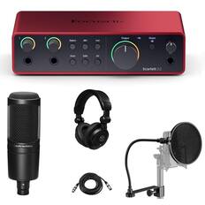 Focusrite Scarlett 2i2 audio-technica