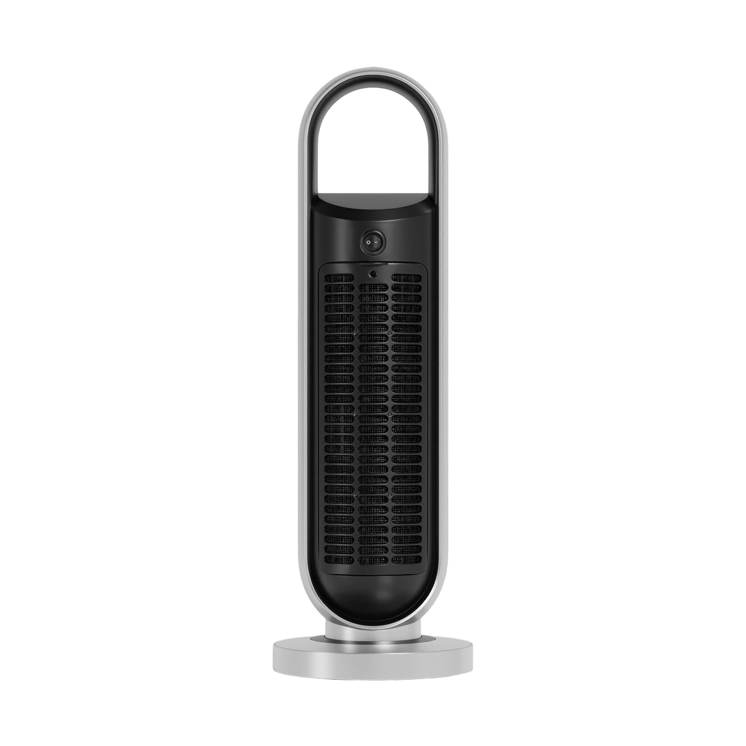Back. Emerson - Emerson SmartVoice 25" Tower Space Heater, 40+ Voice Commands, No APP, No WIFI, Oscillation, Timer, Remote Control 1500W.