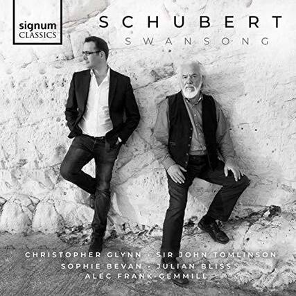 signum CLASSICS
SCHUBERT
SWANSONG
CHRISTOPHER GLYNN
SIR JOHN TOMLINSON
SOPHIE BEVAN
JULIAN BLISS
ALEC FRANK GEMMILL