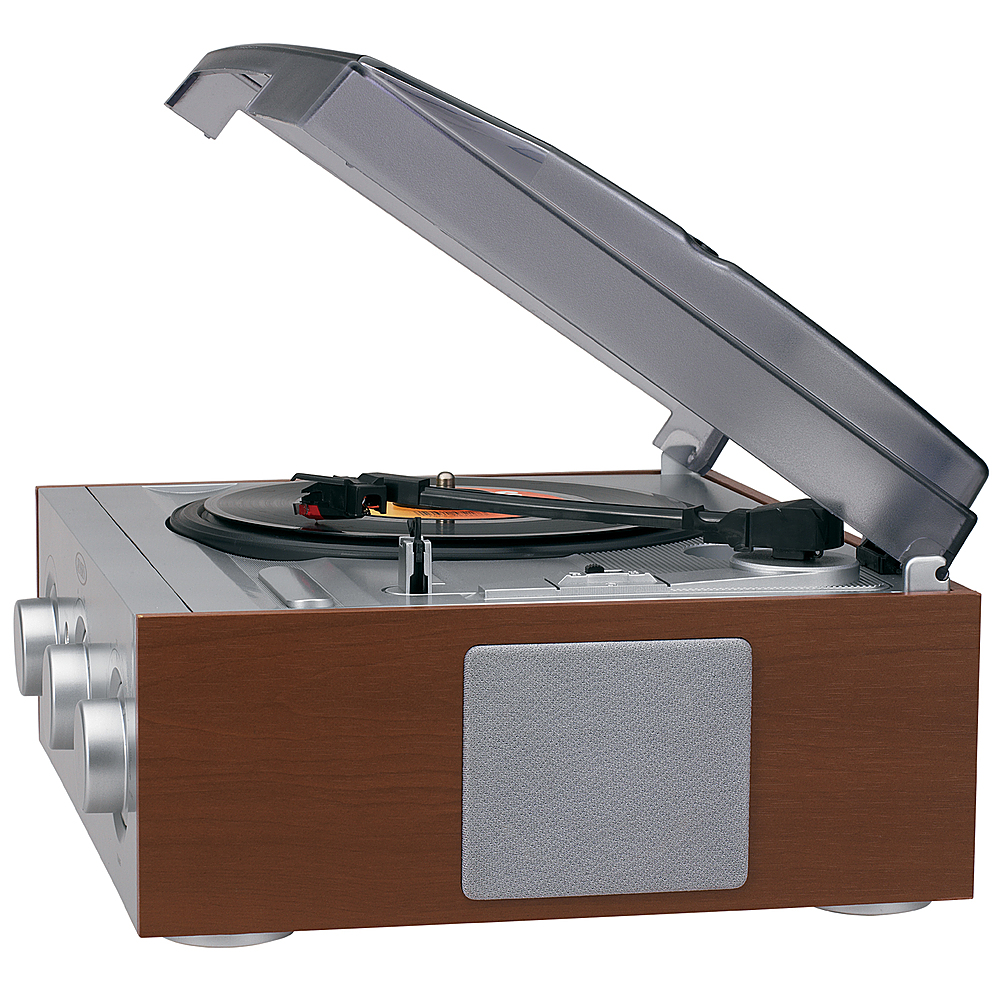 Jensen JTA-220 3Speed Stereo Turntable w/ Built-In Speakers & AM/FM Stereo Radio 