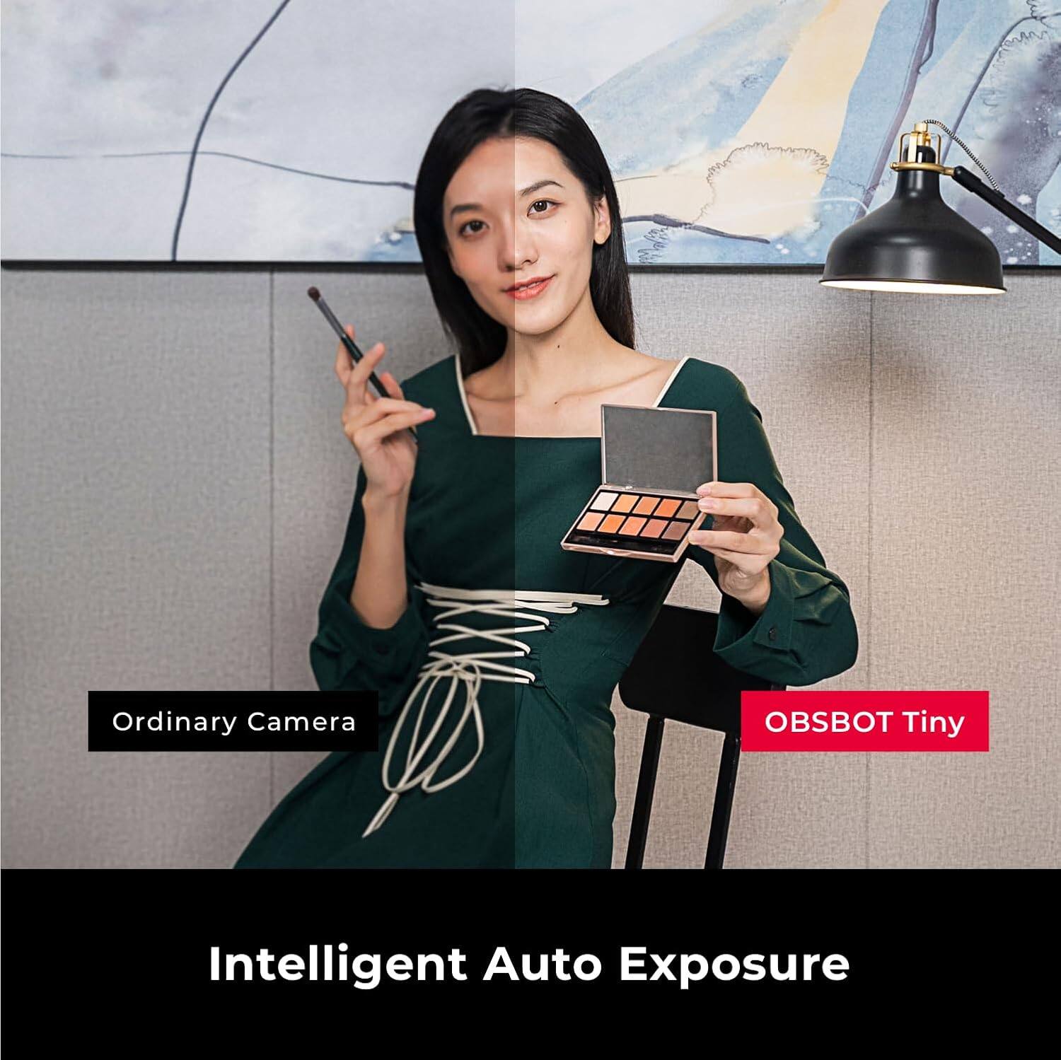 Ordinary Camera  
OBSBOT Tiny  
Intelligent Auto Exposure