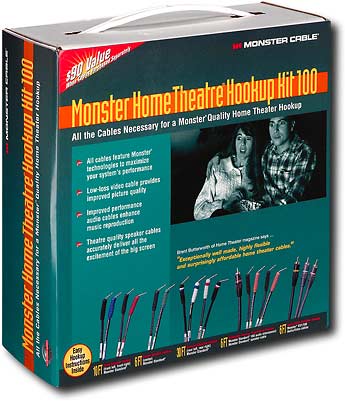 Best Buy: Monster Cable Home Theater A/V Hookup Kit 100