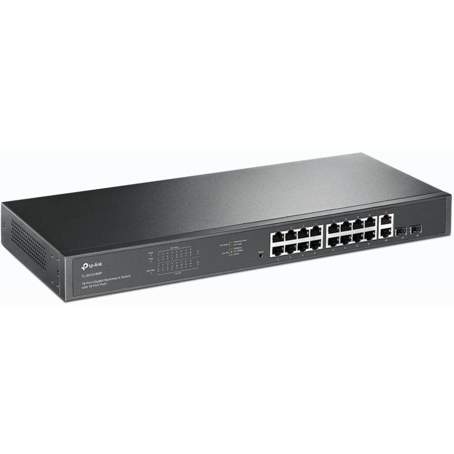 TP-Link  
TL-SG1024P  
18-Port Gigabit Rackmount Switch  
with 6-Port PoE+