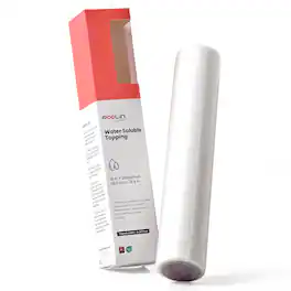 Poolin - Water Soluble Embroidery Topping Stabilizer 12" x 25 Yards, 35 Micron Wash Away Film Roll, Lace, Towels & Knitwear
