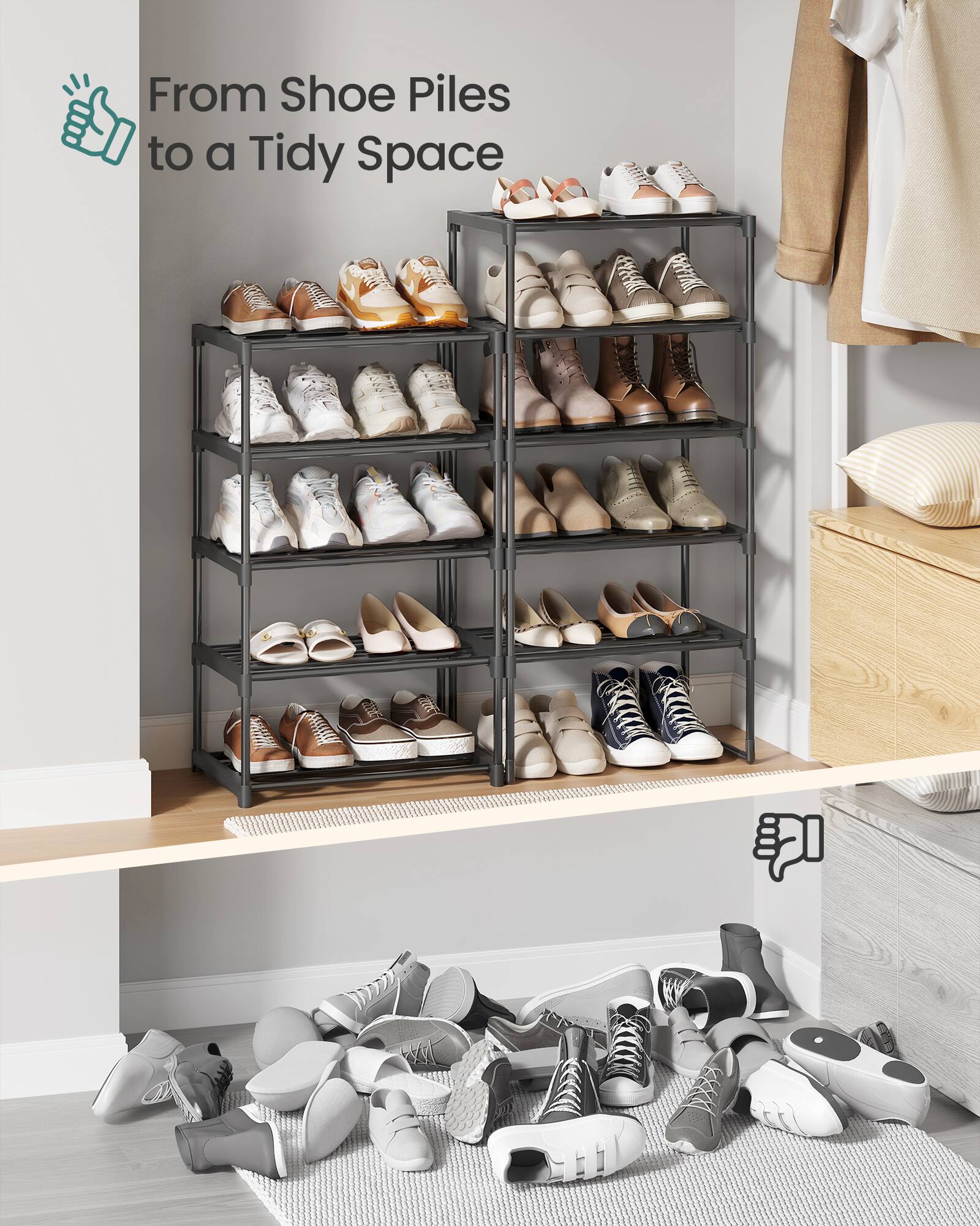 From Shoe Piles to a Tidy Space