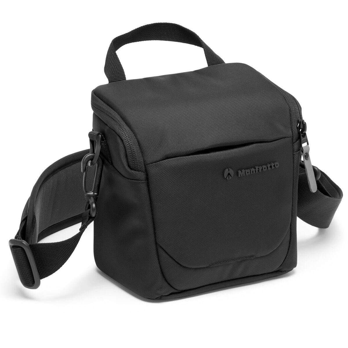Front. Manfrotto - Manfrotto Advanced III Shoulder Bag for DSLR/CSC Camera, Small, Black.