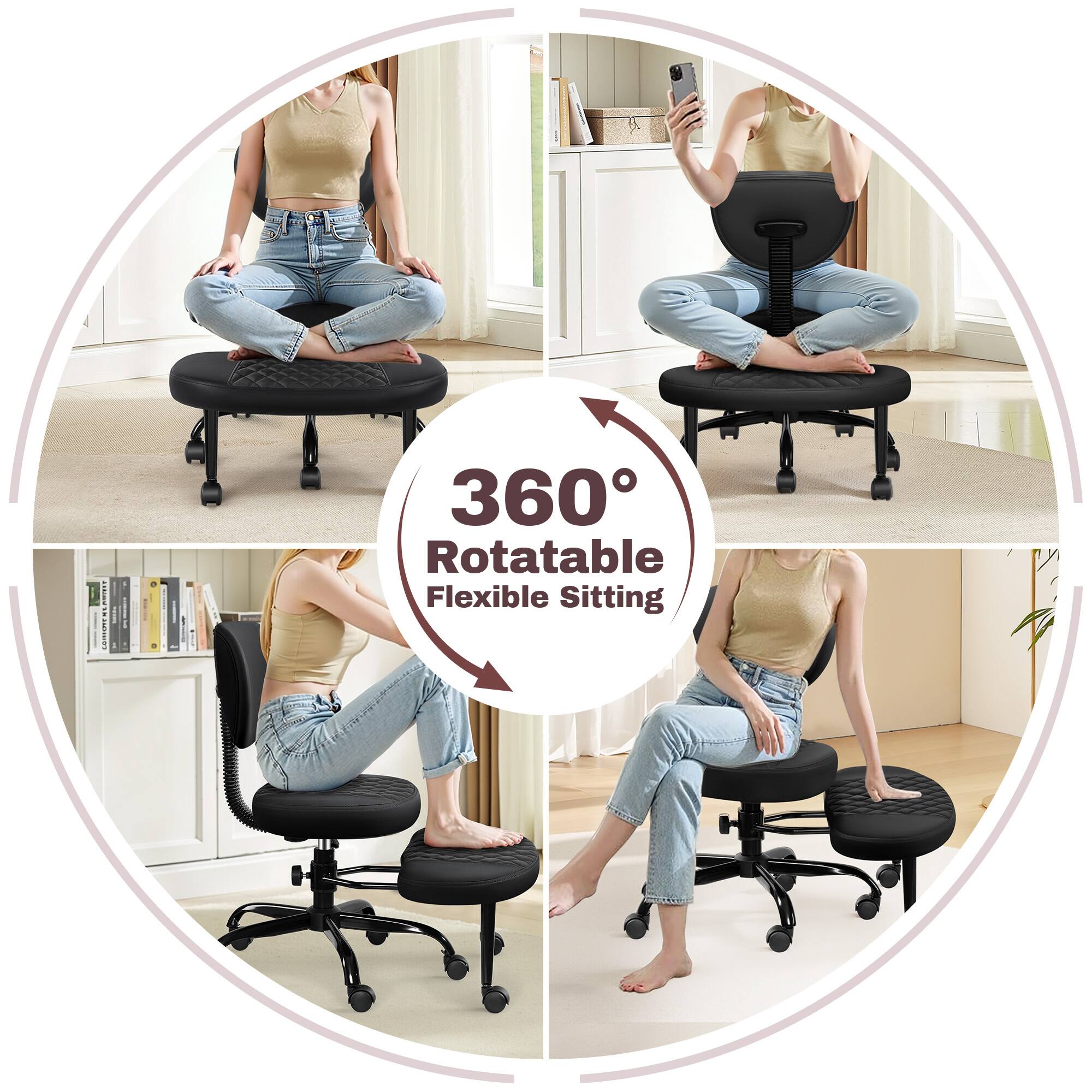 360° Rotatable Flexible Sitting