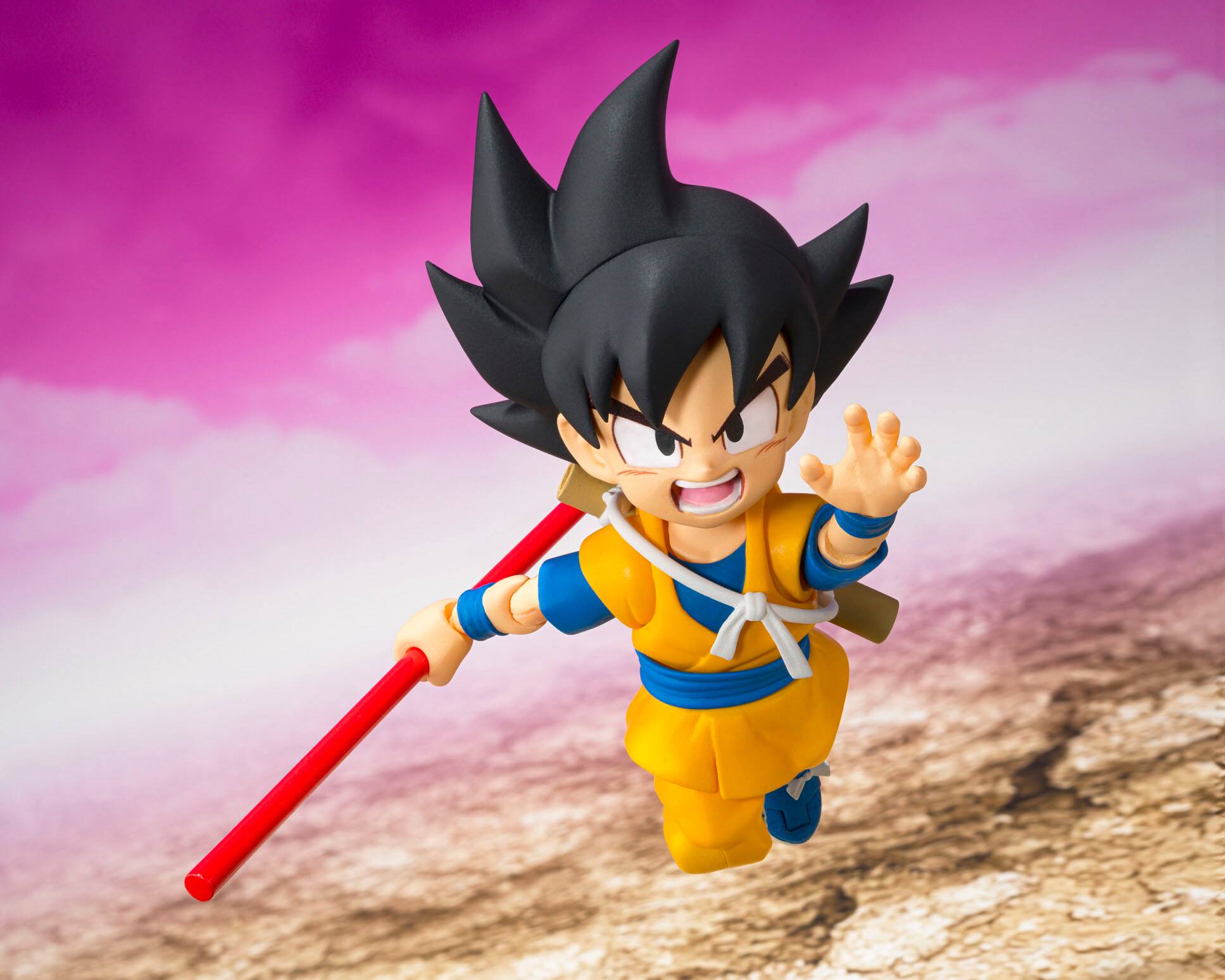 Alt View 11. Bandai - S.H. Figuarts - Dragon Ball - Daima Goku (Mini) 2.8" Figure.