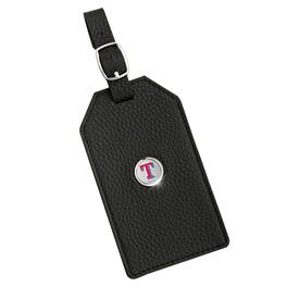 Jardine - Texas Rangers Leather Luggage Tag - Black