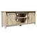 Alt View 20. Costway - TV Stand Console Cabinet Sliding Barn Door for TVs up to 60'' White Oak - White Oak.