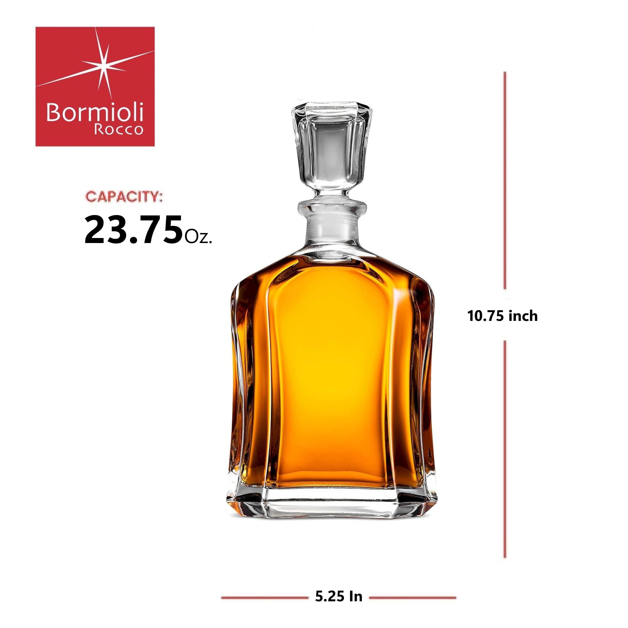 Bormioli Rocco  
CAPACITY: 23.75 oz.  
10.75 inch  
5.25 inch