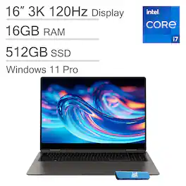 Samsung - Galaxy Book3 Pro 360 16" 3K Touchscreen 2-in-1 Laptop - Intel core i7 - 16GB RAM - 512GB SSD - Win 11 - French Keyboard - Gray