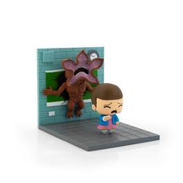 Loot Crate - Stranger Things Eleven Vs. Demogorgon Exclusive Diorama | SuperEmoFriends Design - Multi-Color