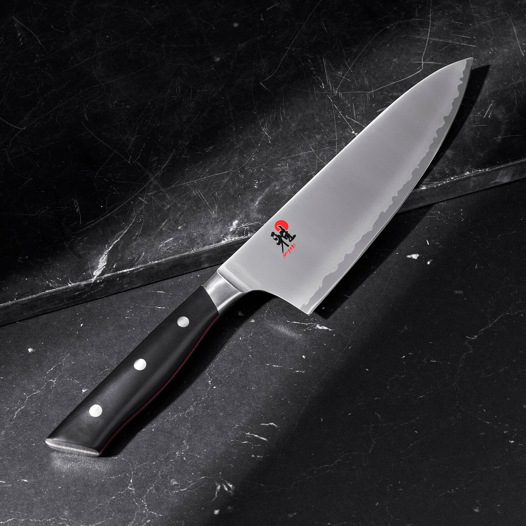 Alt View 3. Miyabi - Miyabi Evolution 8-inch Chef's Knife - Stainless Steel.
