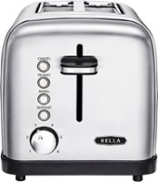 Bella - Classics 2-Slice Wide-Slot Toaster - Stainless Steel - Angle_Zoom