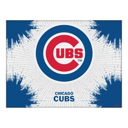 Holland Bar Stool Co. - Chicago Cubs 24" x 32" Splash Canvas Wall Art - Multicolor