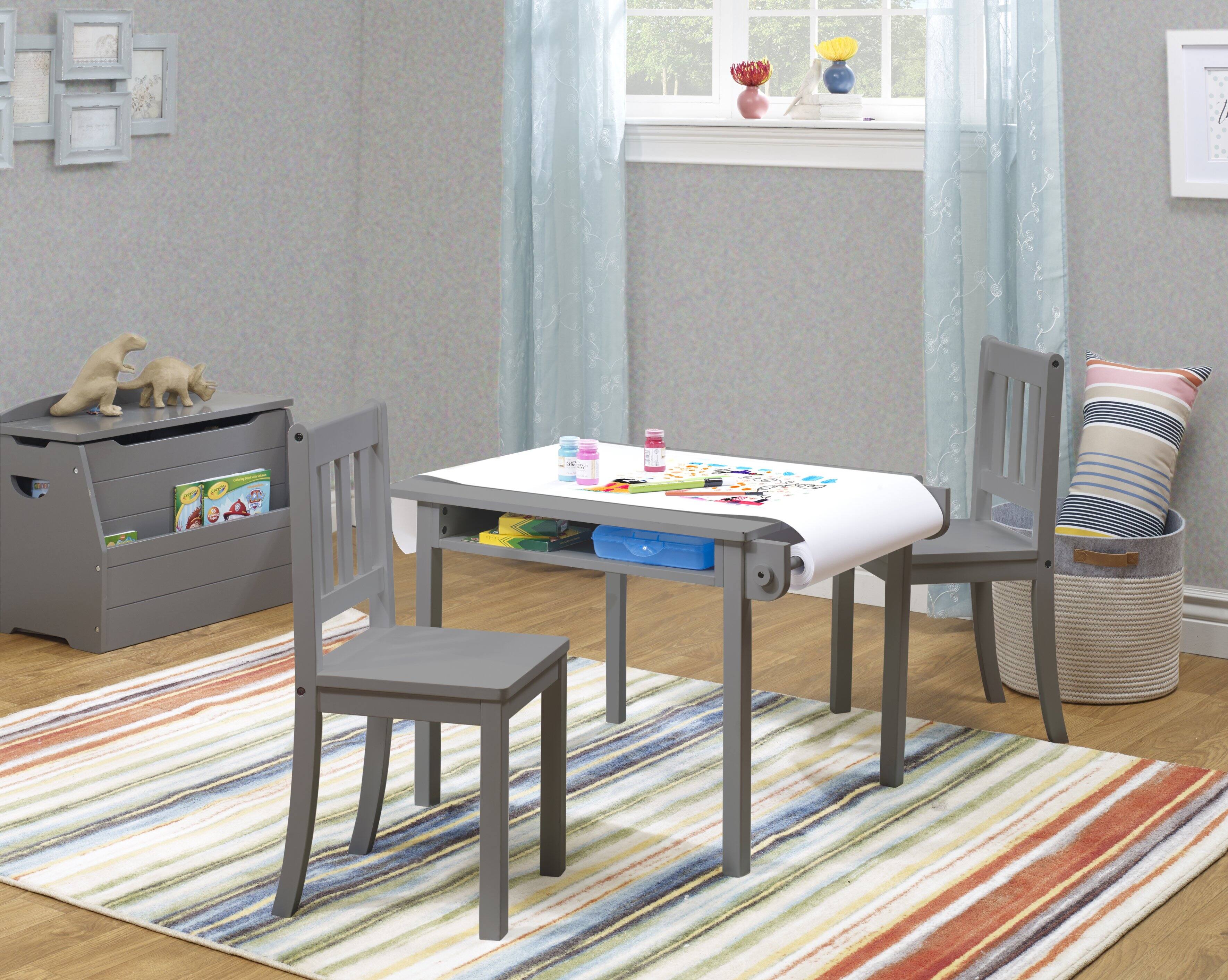 Angle. Sorelle - Sorelle Imagination Table & Chair Set - Gray.