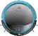 Front. BISSELL - SmartClean 1605 Self-Charging Robot Vacuum - Titanium/Disco Teal.