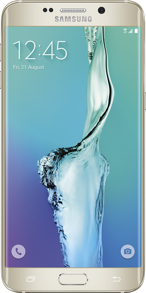 Felicidades Eliminación Norma Samsung Galaxy S6 edge+ 4G LTE with 64GB Memory Cell Phone Gold Platinum  (Sprint) SPHG92864GLD - Best Buy