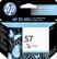 Front. HP - 57 Standard Capacity - Color (Cyan, Magenta, Yellow) Ink Cartridge - Multicolor.
