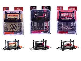 Model Kit 3 piece Car Set Release 76 Limited Edition to 9600 pieces Worldwide 1/64 Diecast Model Cars by M2 Machines - Multicolor