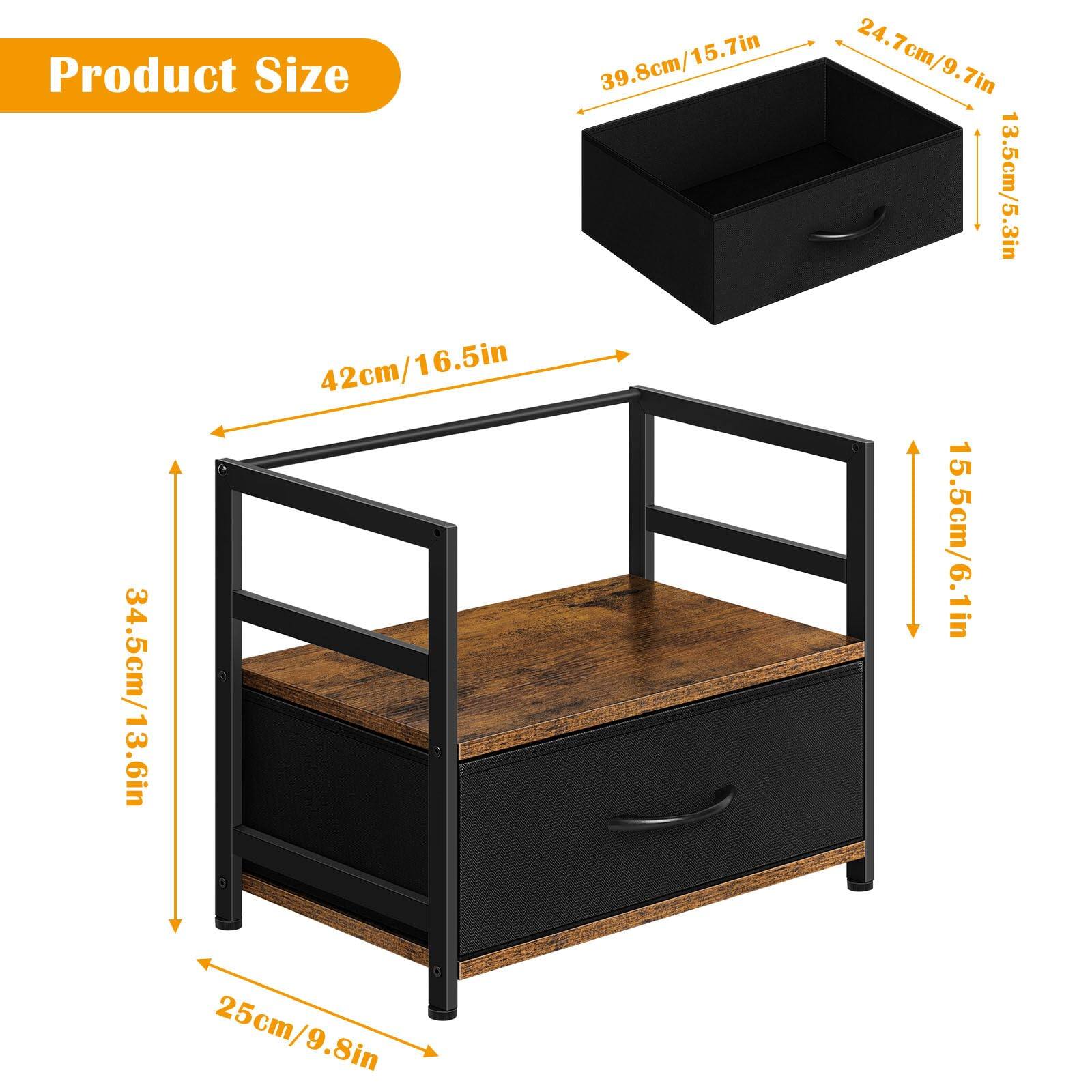 Product Size

- 42cm/16.5in
- 39.8cm/15.7in
- 24.7cm/9.7in
- 13.5cm/5.3in
- 34.5cm/13.6in
- 15.5cm/6.1in
- 25cm/9.8in