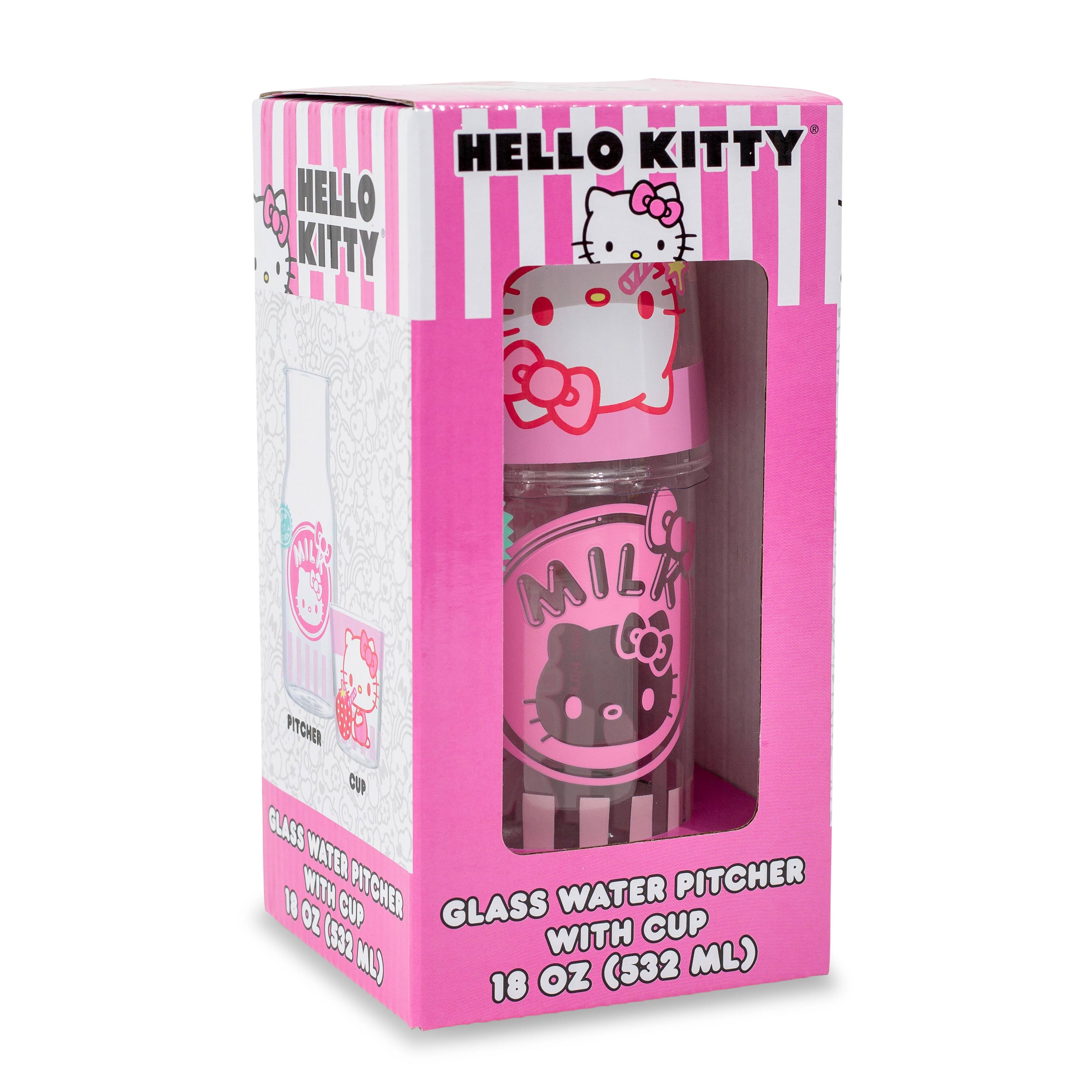HELLO KITTY

GLASS WATER PITCHER WITH CUP
18 OZ (532 ML)

MILK
