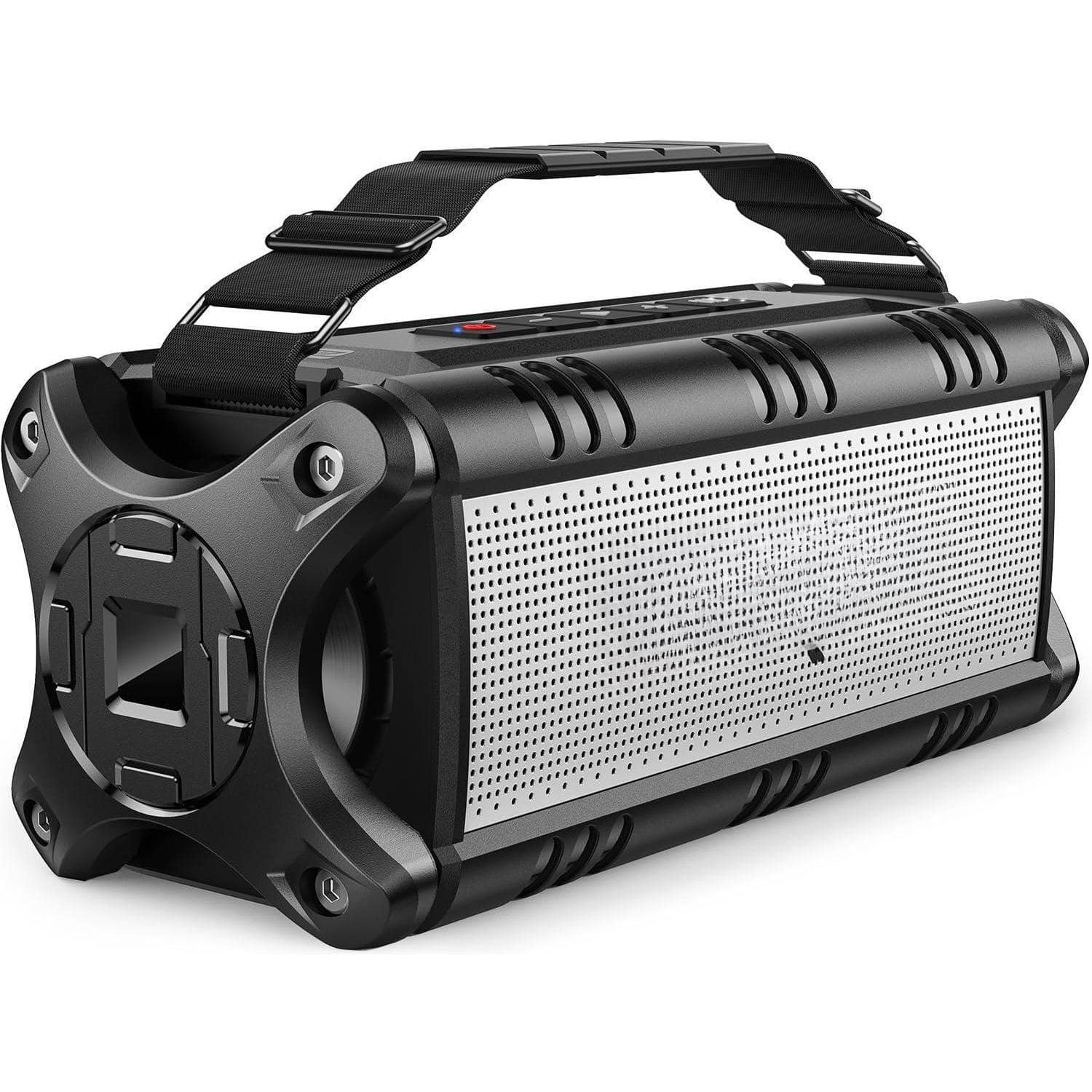 Pacoar Cade - Max Portable Outdoor Loud Ipx6 Waterproof/50w Deep Bass Subwoofer/40h/eq/dual Pairing/tf/aux Large Boombox Speakers W - Black