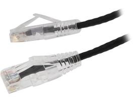 Nippon Labs - 28 AWG Snagless Cat6 Ethernet Cable - 25ft, Black, 550MHz, UTP, Stranded, RJ45