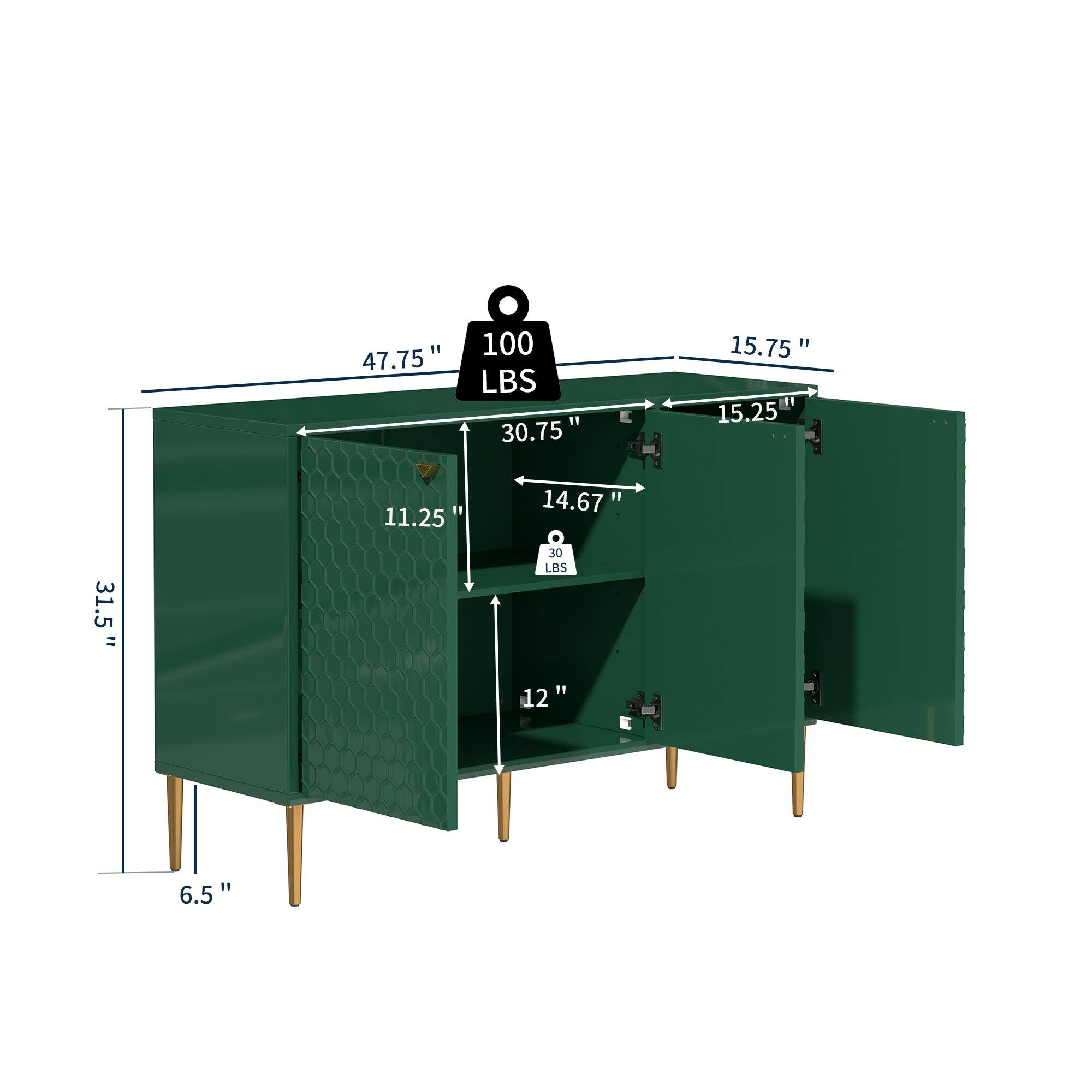 100 LBS, 47.75", 30.75", 15.75", 15.25", 11.25", 14.67", 31.5", 30 LBS, 12", 6.5"