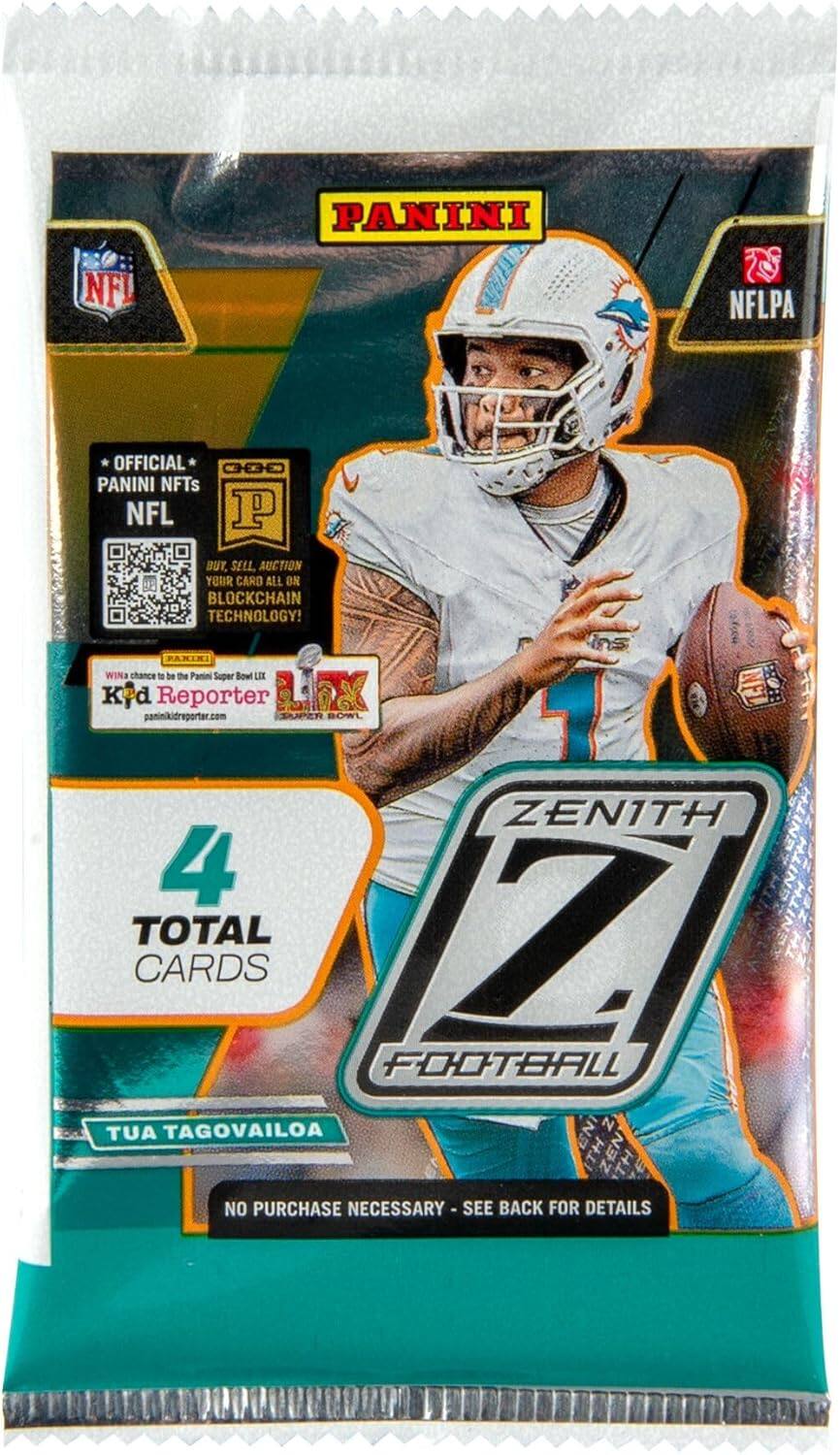 PANINI NFL NFLPA OFFICIAL 3300 PANINI NFTs NFL  
BUY, SELL, AUCTION YOUR CARD ALL ON BLOCKCHAIN TECHNOLOGY!  
WIND chance to be the Panini Super Bowl LIK  
Reporter LOx NFL paninikidreporter.com  
BOWL ZENITH 4 TOTAL Z.  
CARDS FOOTBALL TAGOVAILOA  
NO PURCHASE NECESSARY - SEE BACK FOR DETAILS