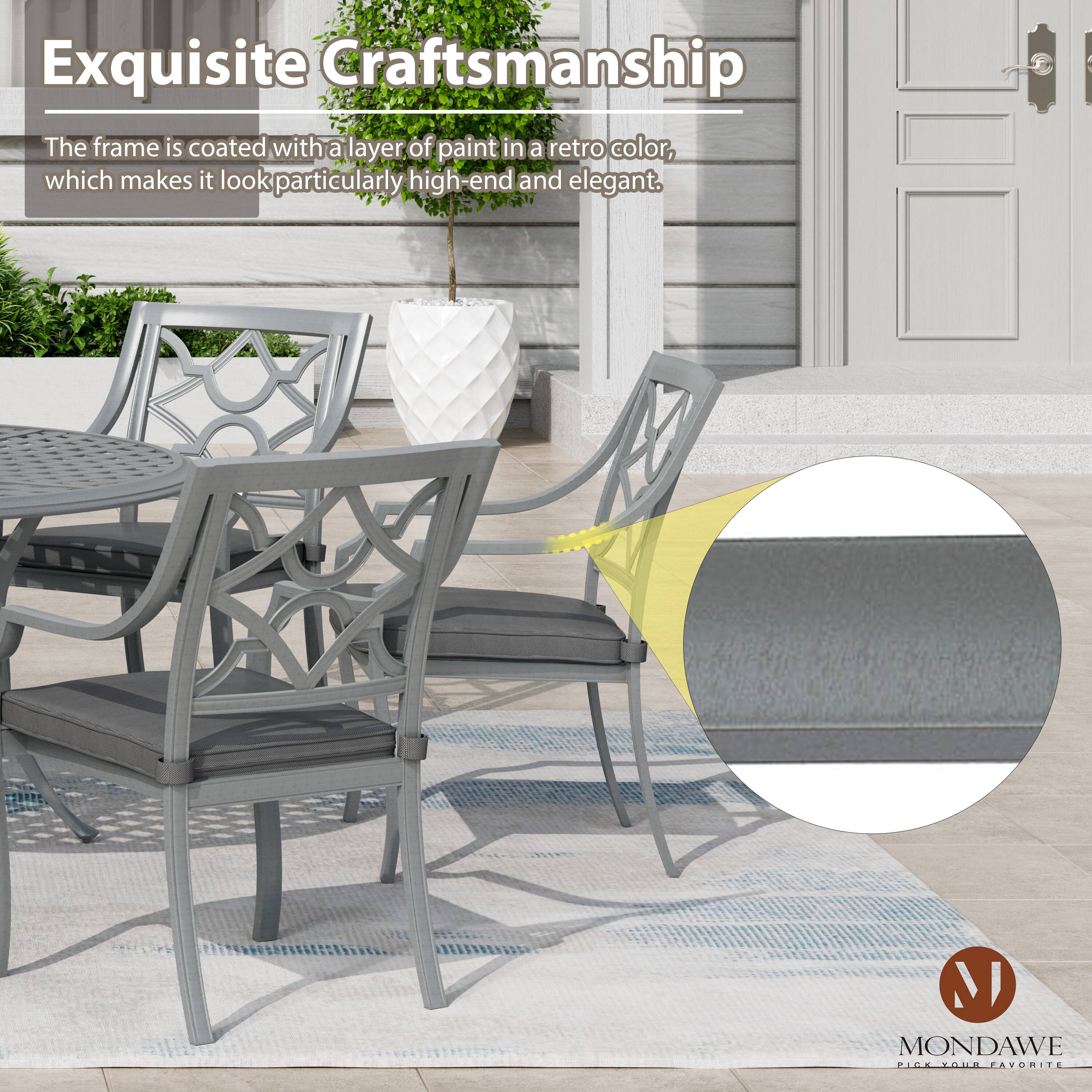 Exquisite Craftsmanship

The frame is coated with a layer of paint in a retro color, which makes it look particularly high-end and elegant.

MONDAWE
PICK YOUR FAVORITE